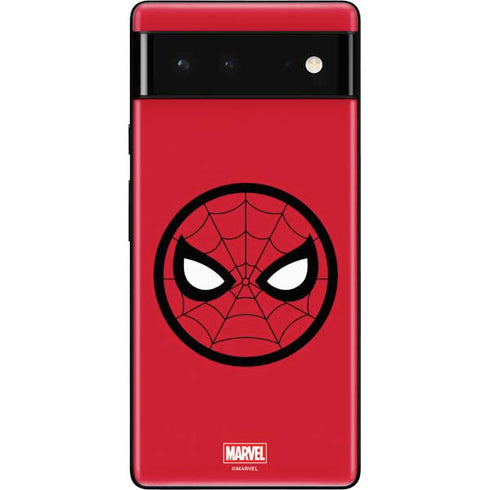 Marvel Spiderman Spiderman Emblem Google Pixel 6 Skin